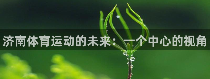 注册一竞技官方正版app:济南体育运动的未来:一个中心的视角